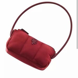 Heaven by March Jacobs Red Puffy Nylon Bag